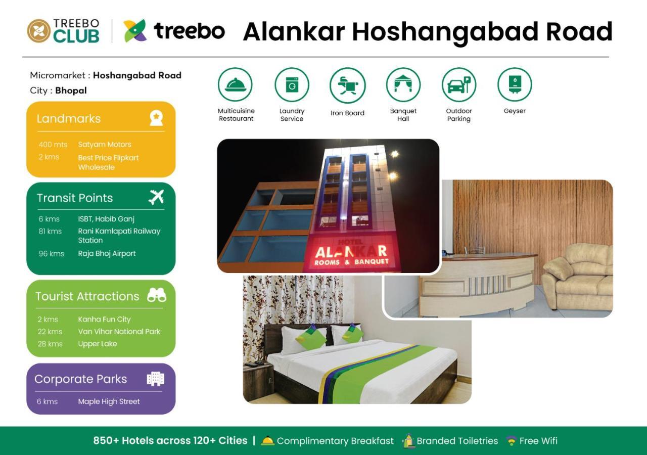 Treebo Alankar Hoshangabad Road Bhopal Ngoại thất bức ảnh